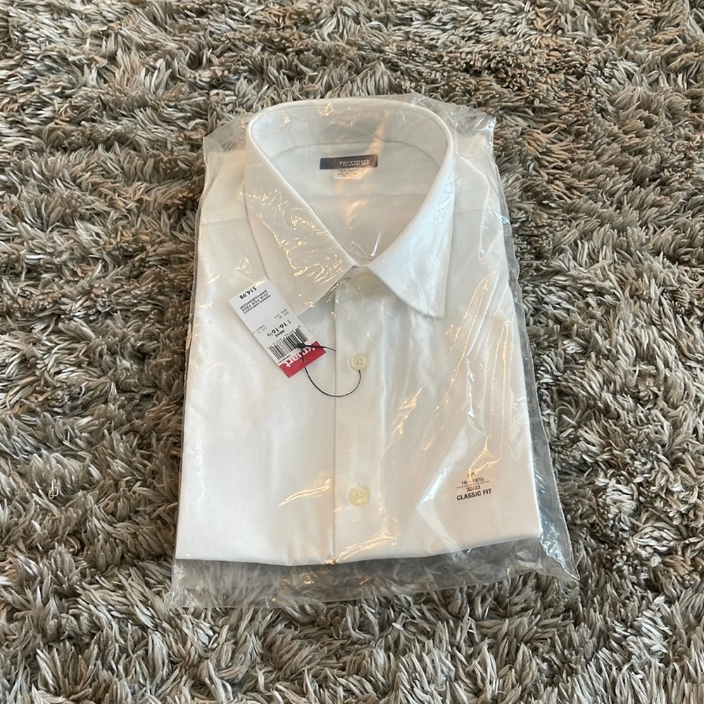Basic Editions Classic Fit Button Down Shirt